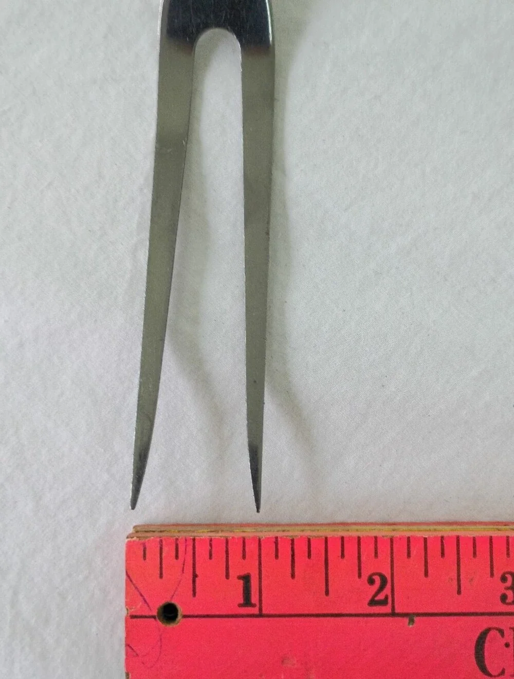 Ekco Flint Vanadium Stainless Steel USA Carving Fork Mid Century MCM Retro Vtg